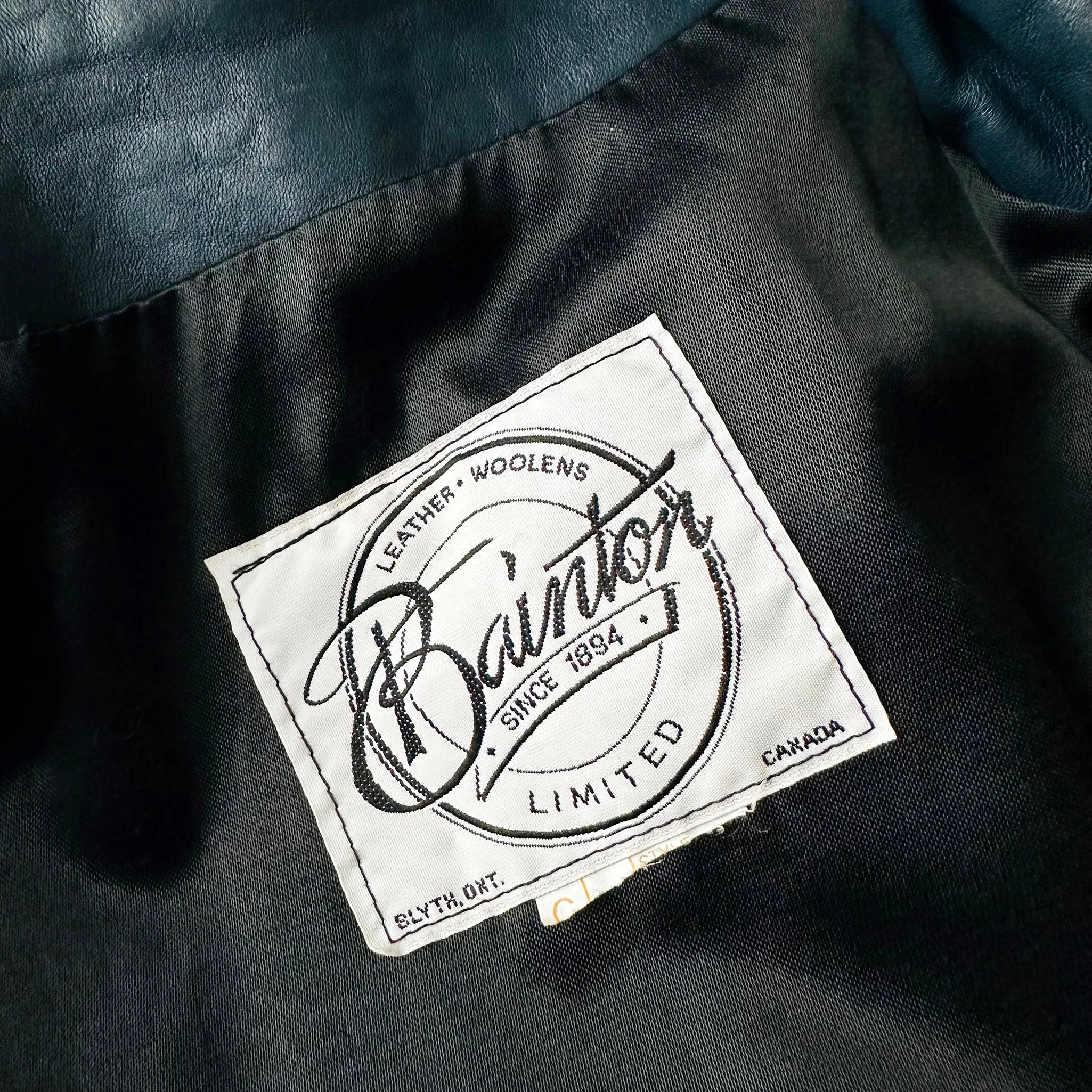 1960s - 1970s Blue Buttery Soft Leather Double-Breasted Jacket
