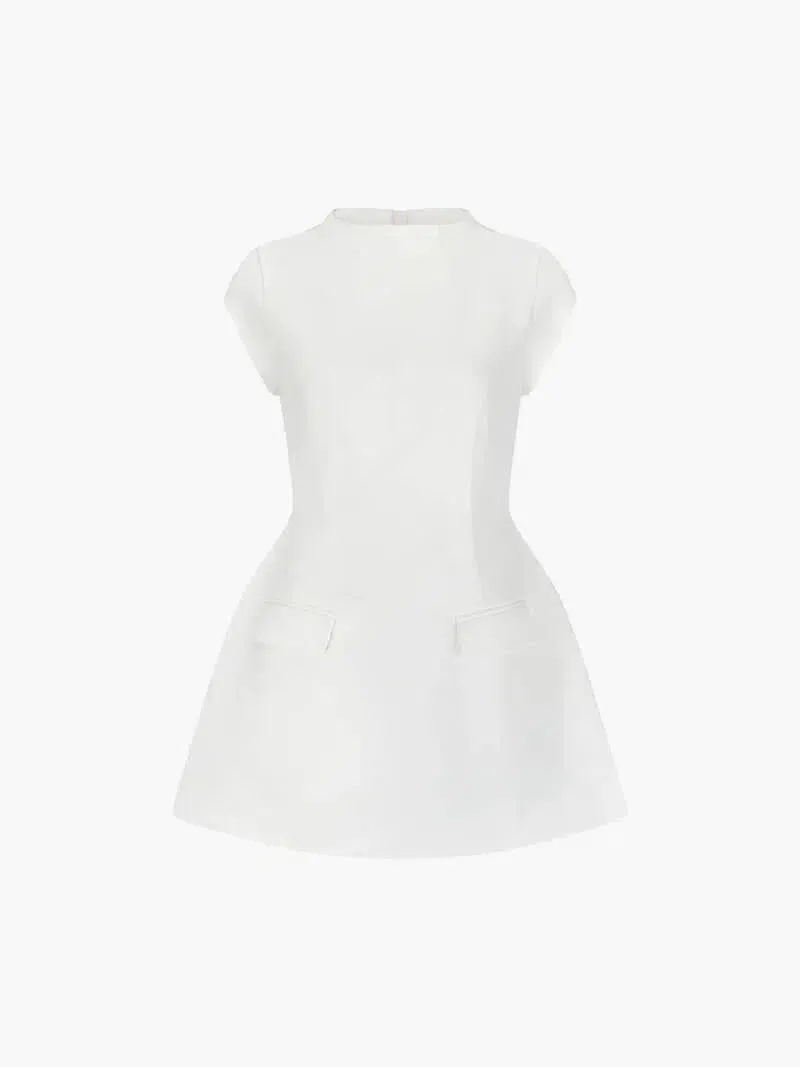 Amelina – Charming front pockets – Mini dress