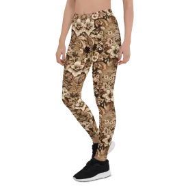 Antique Flower Leggings