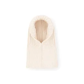 Baby Balaclava Hat Scarf Knitted Beanie | Beige