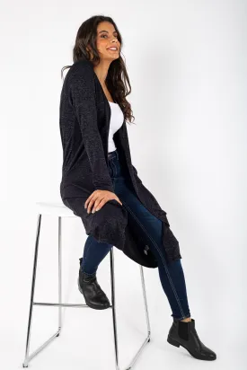Basic Long Knitted Jacket - 140009