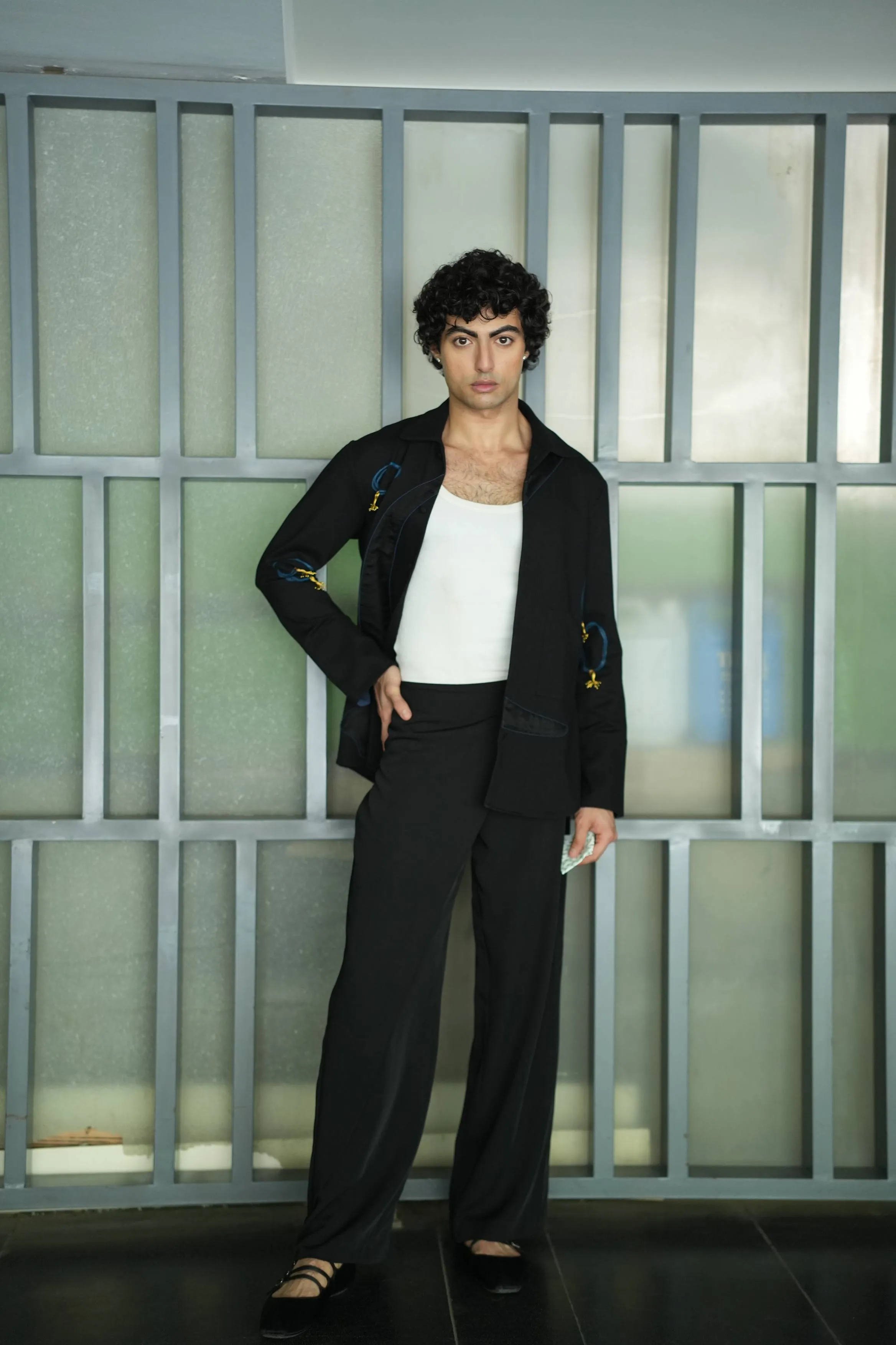 Black Allay Shacket Set