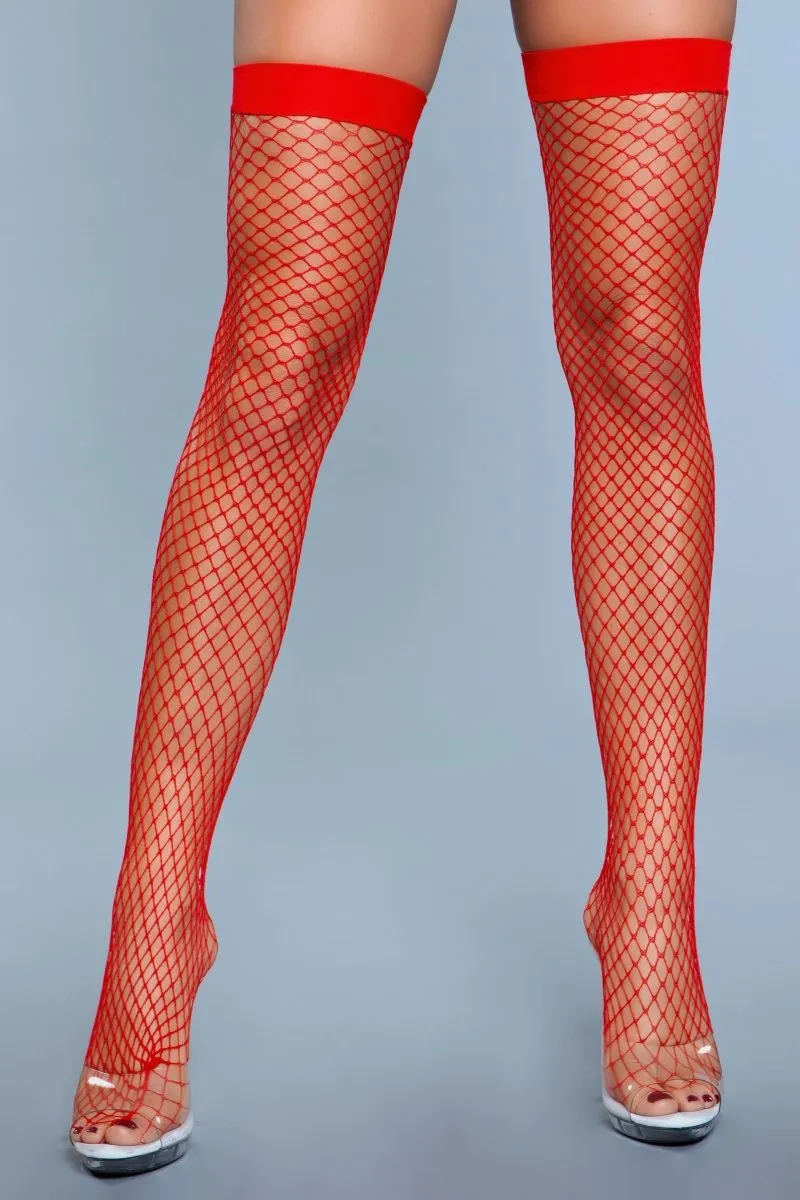 Catch Me If You Can Thigh Highs Red