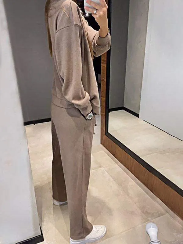 CELESTE - Knitted Jacket & Pants Set