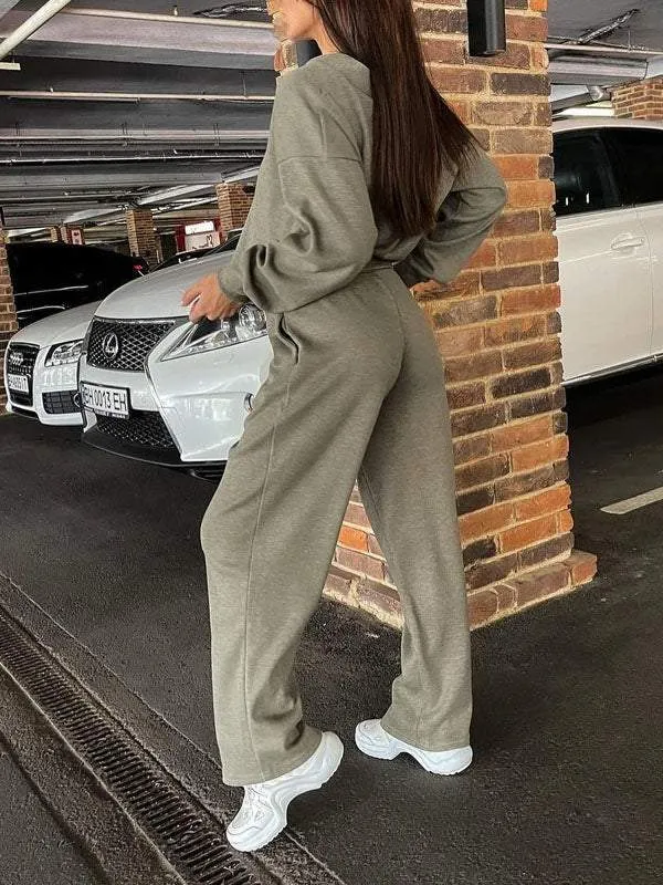 CELESTE - Knitted Jacket & Pants Set