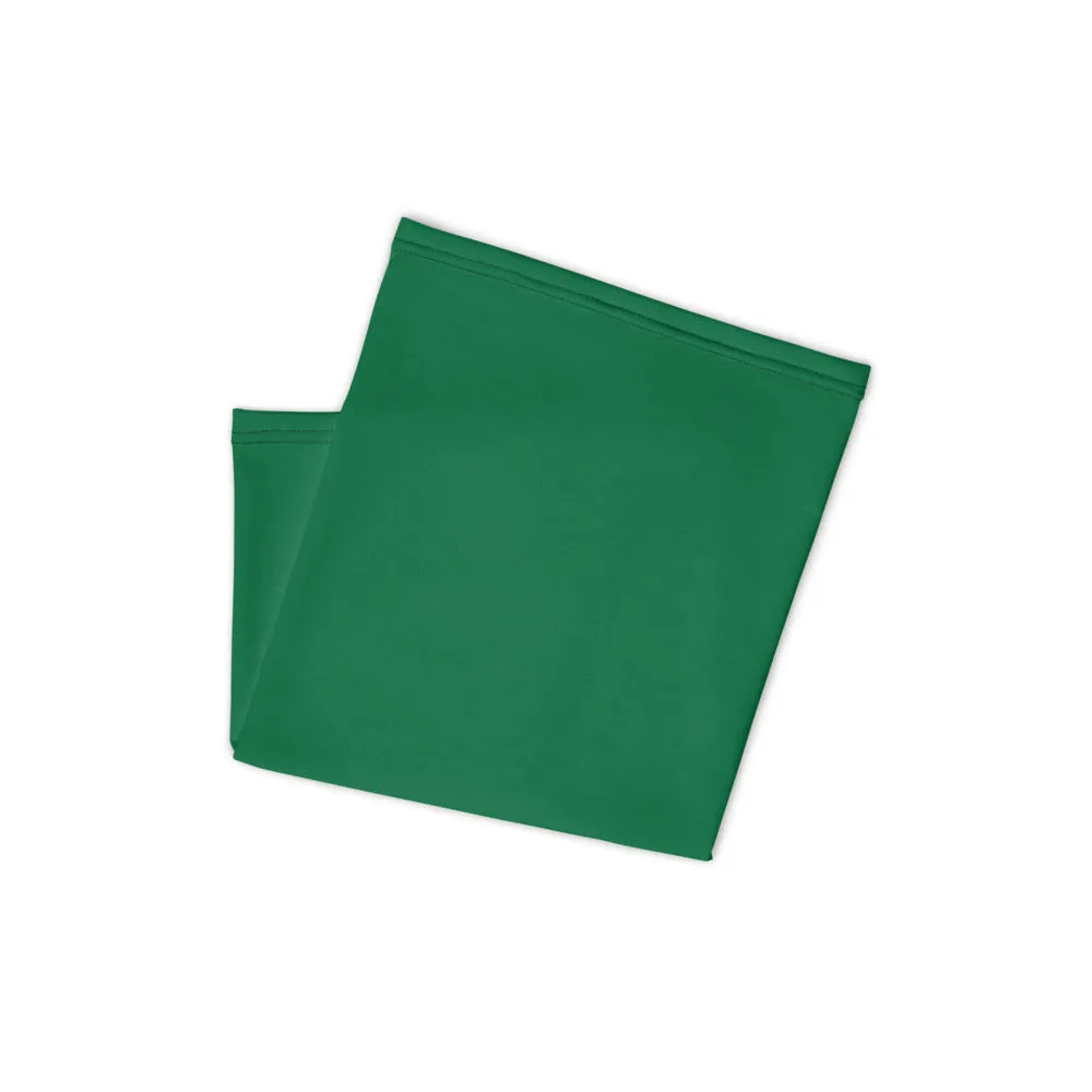Dark Green Face Mask Shield, Reusable Washable Headband Bandana-Made in USA/EU