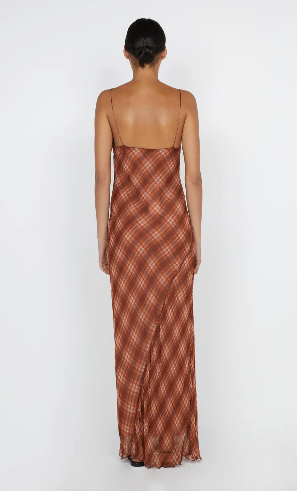 DEVI MAXI DRESS - DESERT CHECK