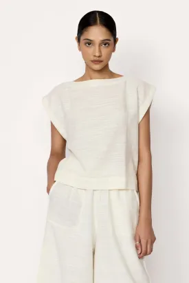 Everyday Top - Ivory Cotton