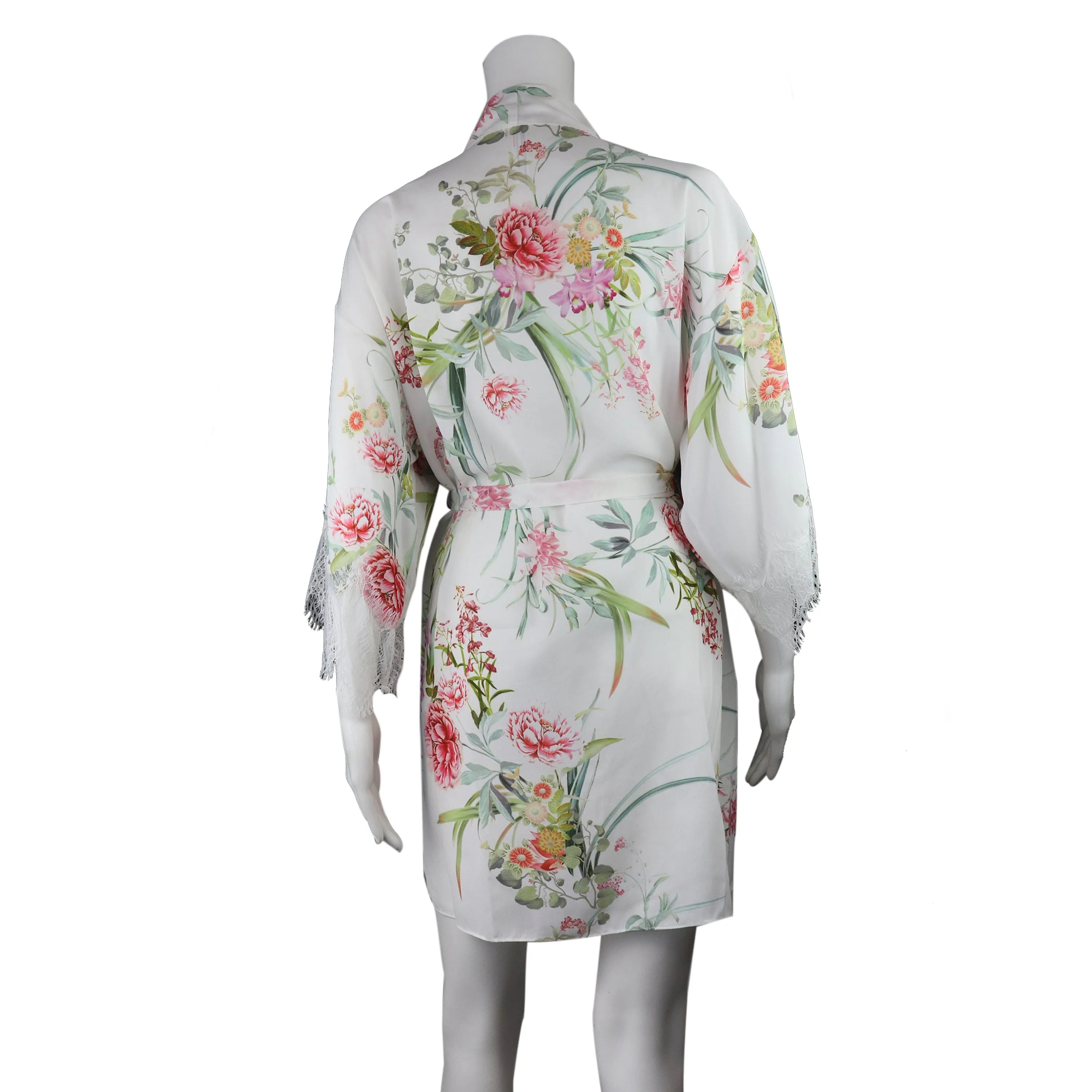 Fiona Floral Print Kimono Robe Q80686
