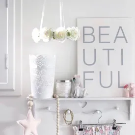 Floral Mobile - Ivory Roses