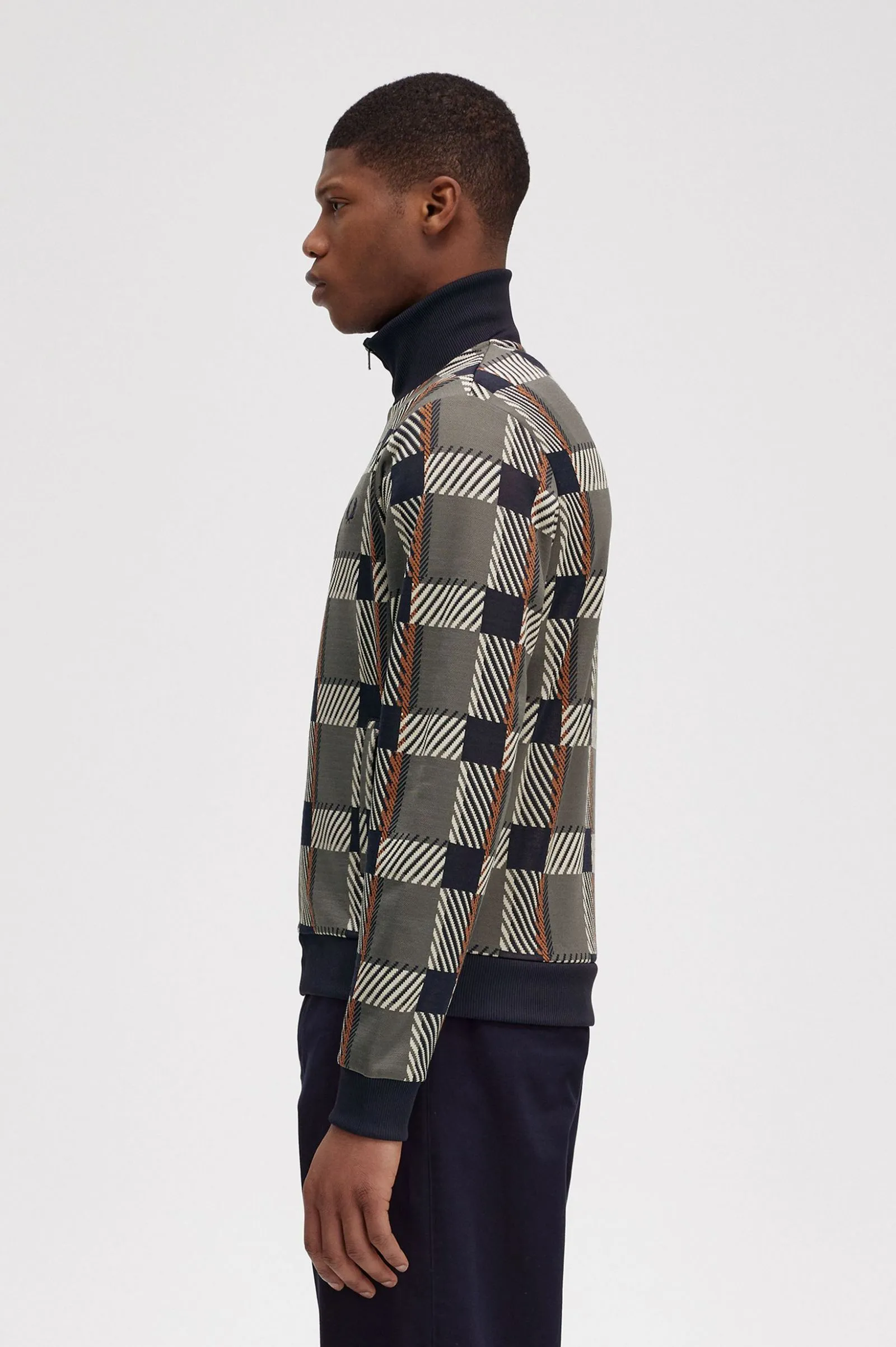 Glitch Tartan Track Jacket