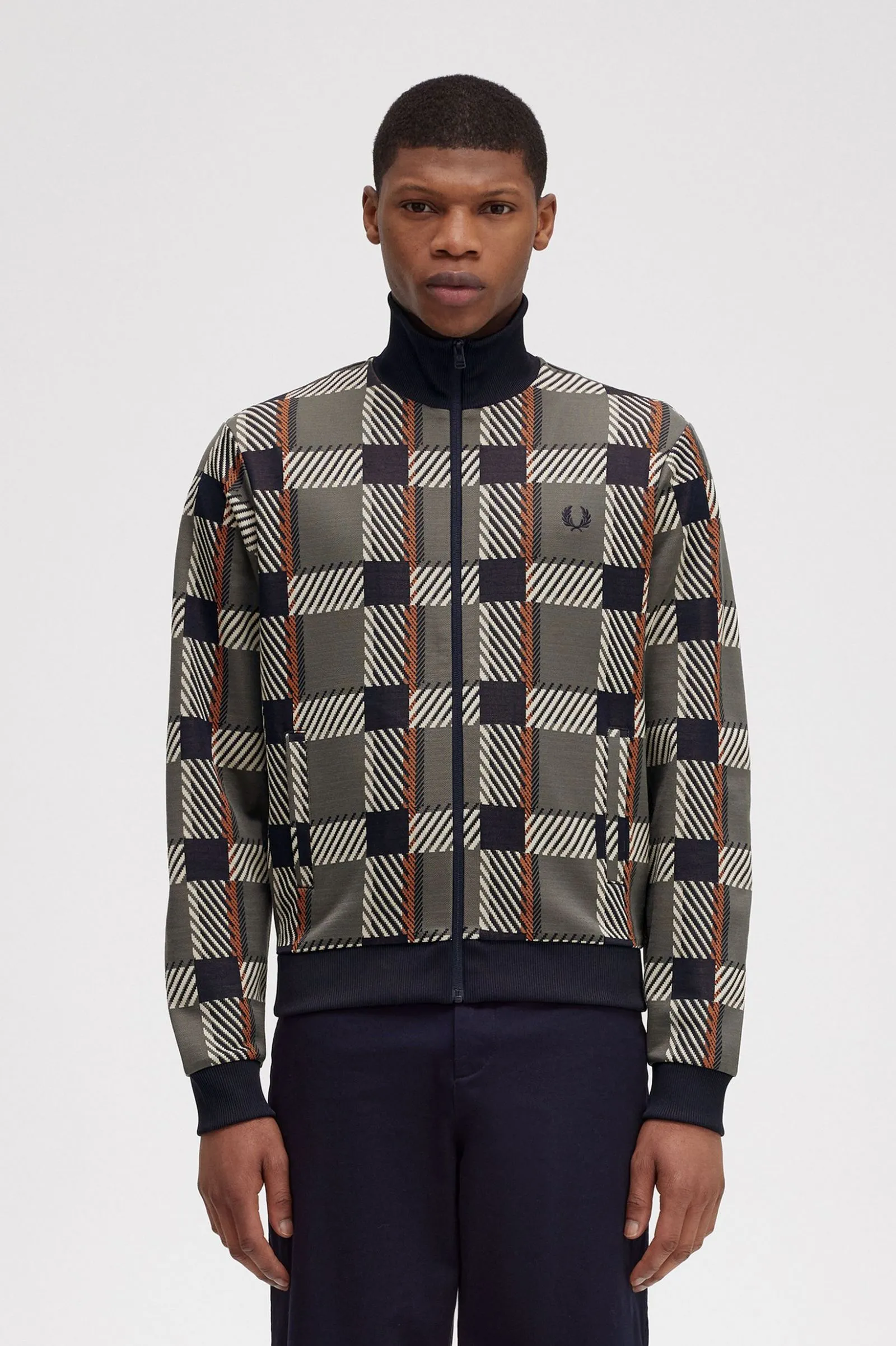 Glitch Tartan Track Jacket