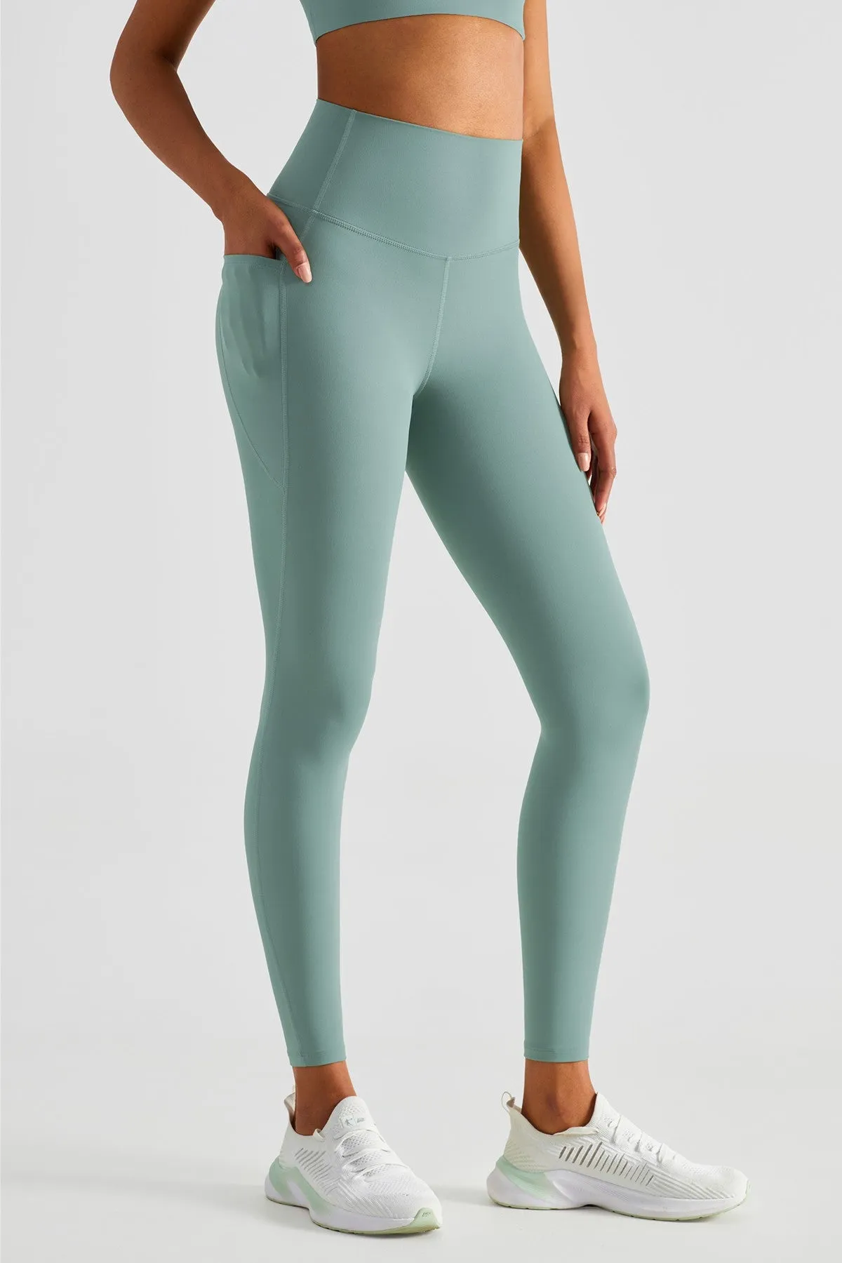 High Waist Yoga Leggings with Pockets