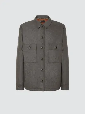 JACOB COHEN Overshirt Grey Flannel