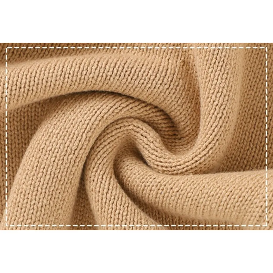 Knitted Deer Ear Cardigan