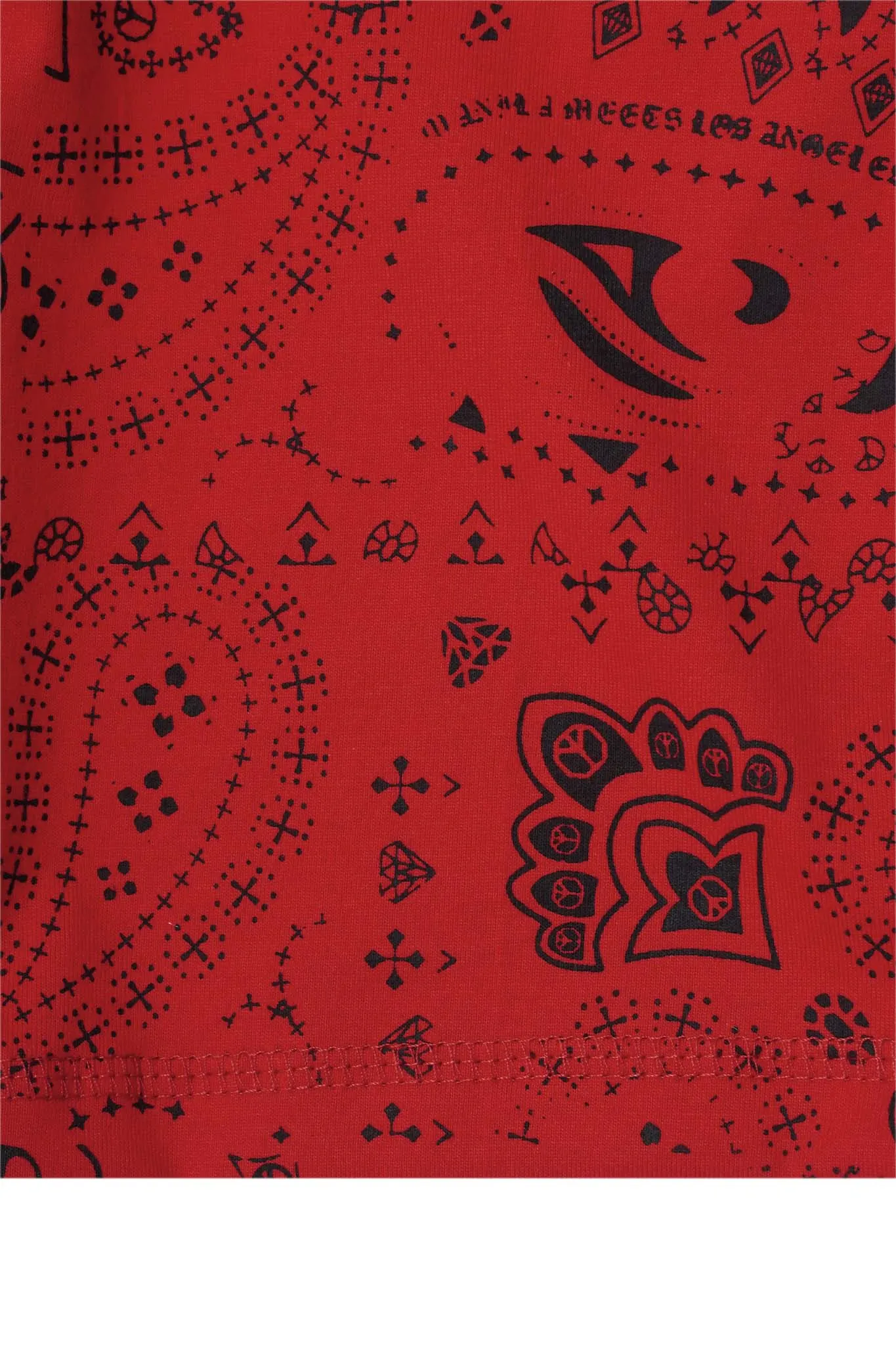 LONGSLEEVE TEE IN CRIMSON PAISLEY