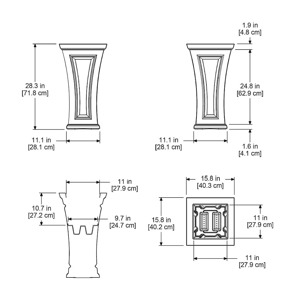 Mayne Cambridge Tall Planter