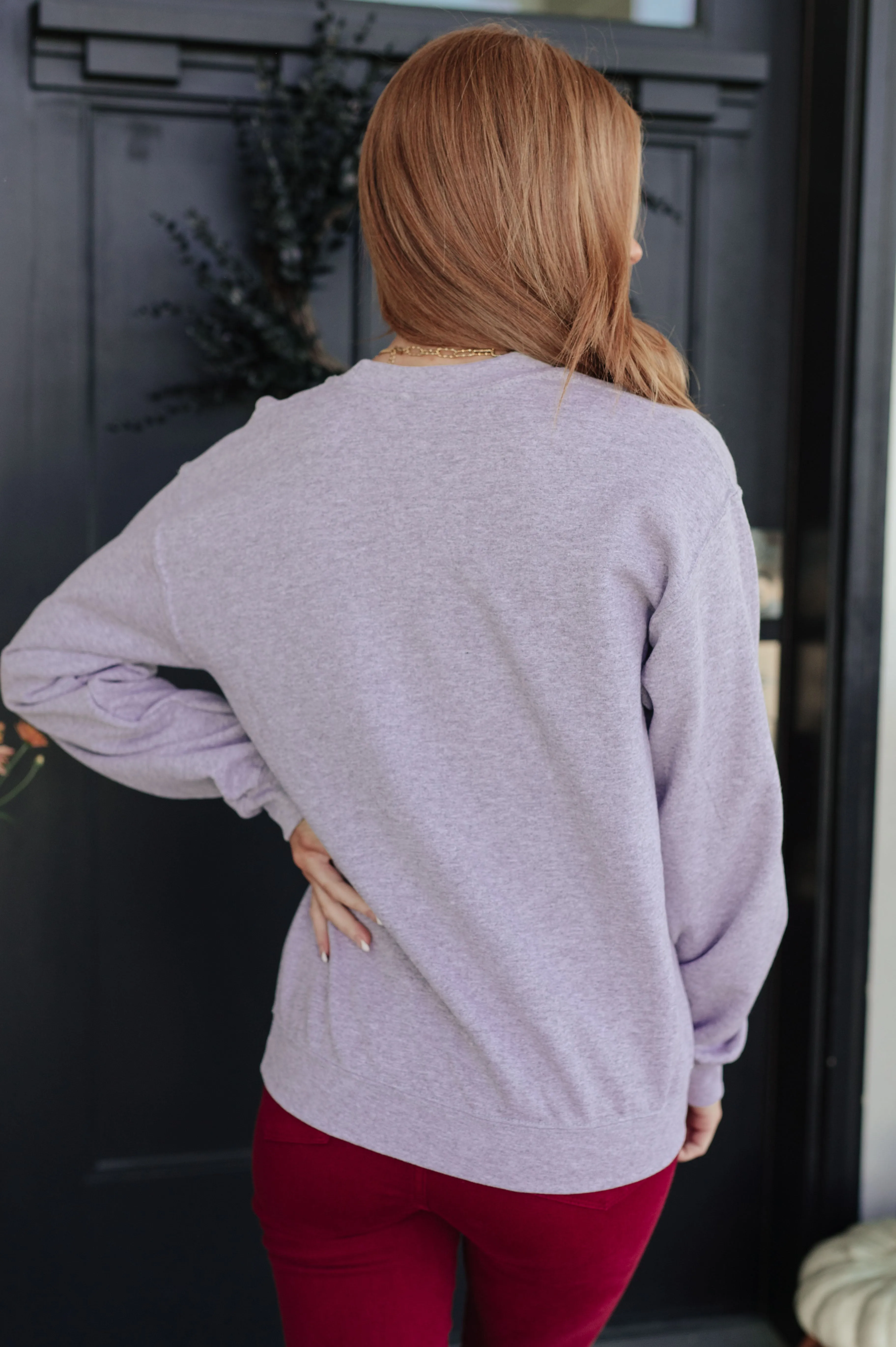 Merry Christmas Sweatshirt in Grey (Reg & Curvy)