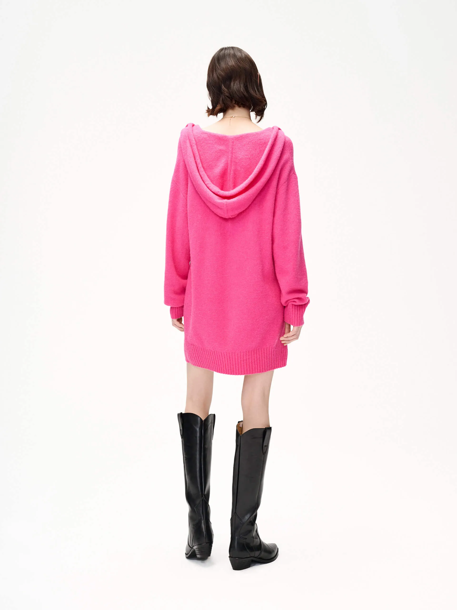 Mini Length Hoodie Dress