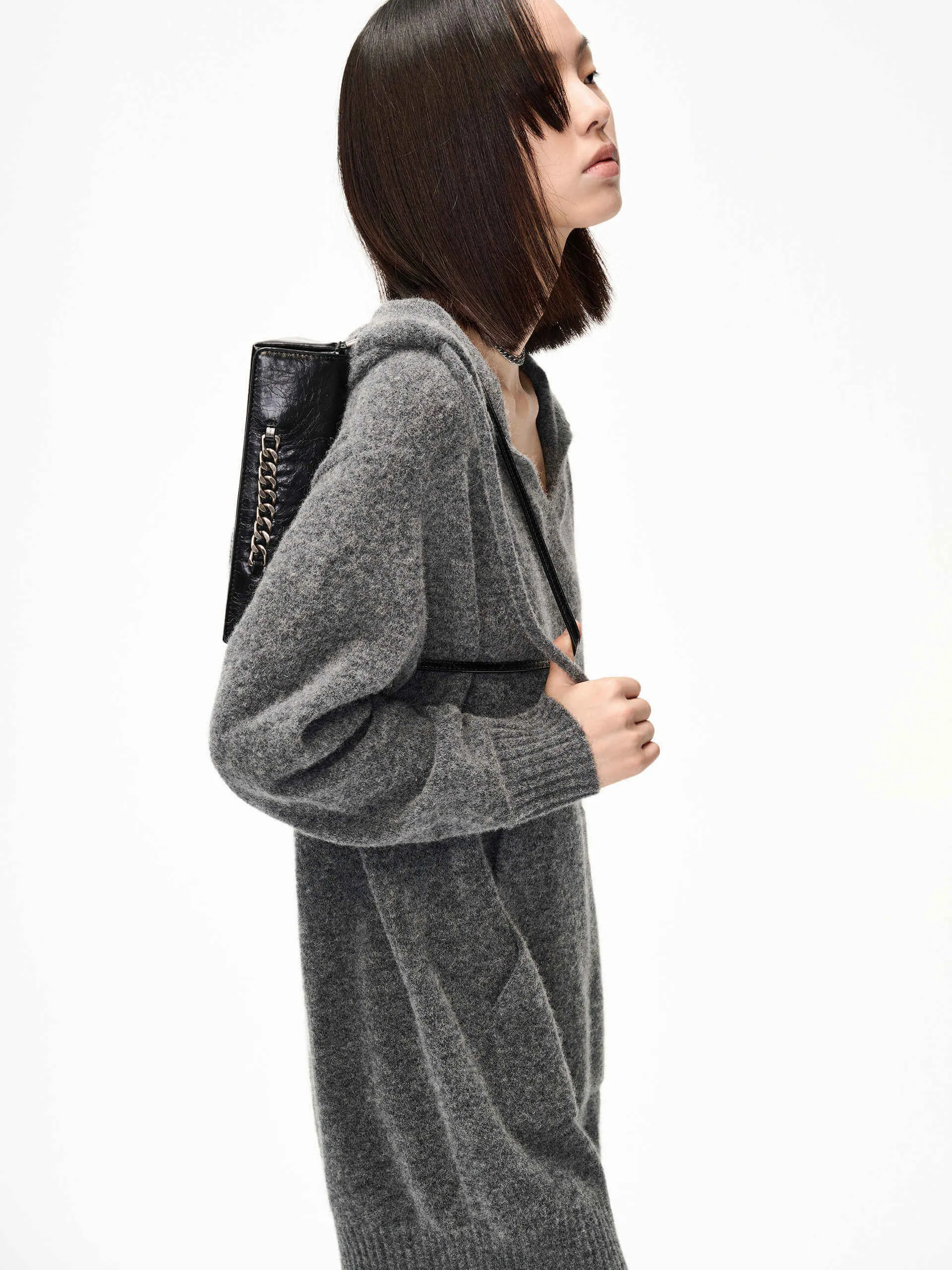 Mini Length Hoodie Dress