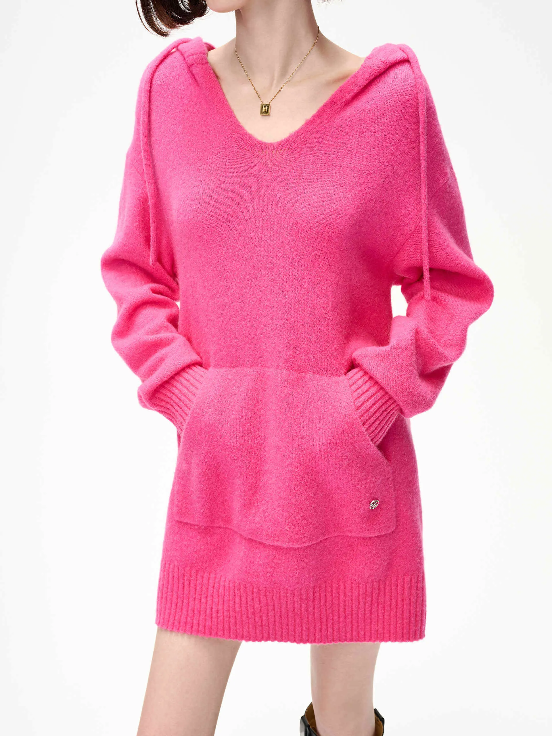 Mini Length Hoodie Dress