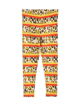 Mini Rodini Leopard Stripe Leggings