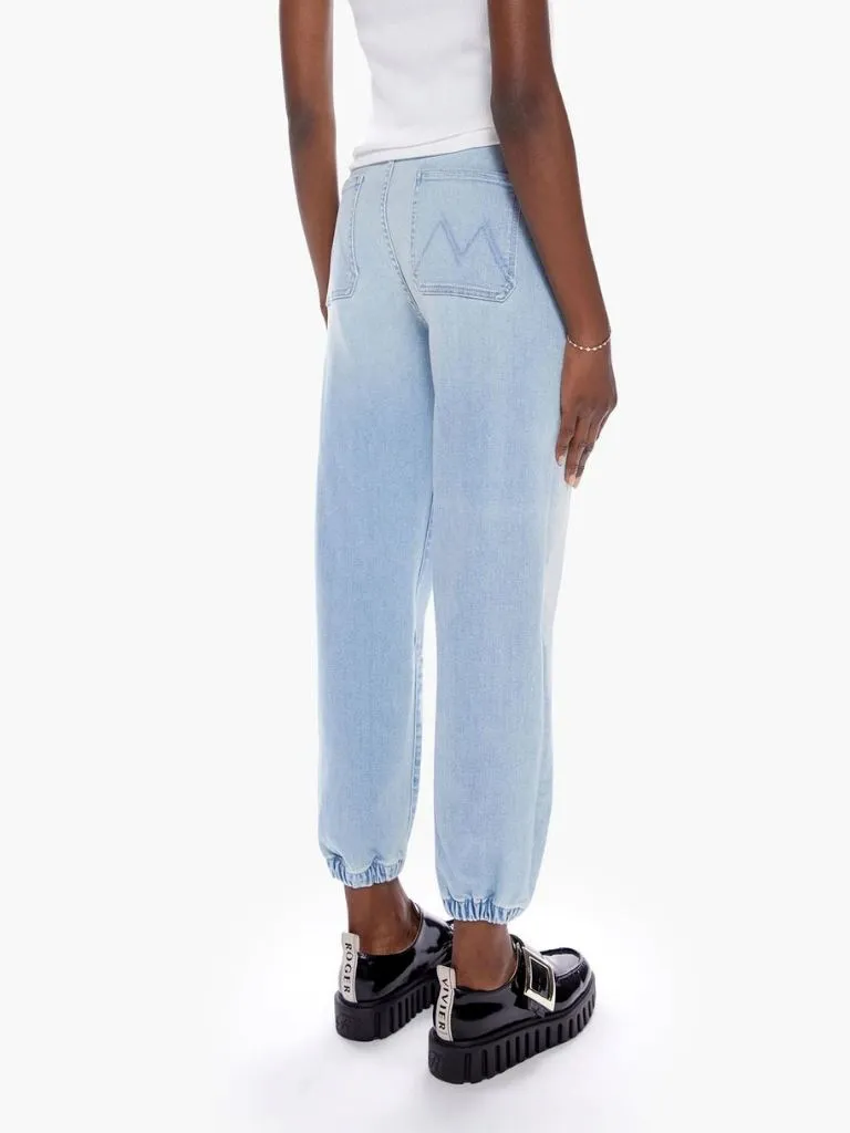 Mother Denim The Wrapper Patch Springy Ankle Jean - Chill Pill
