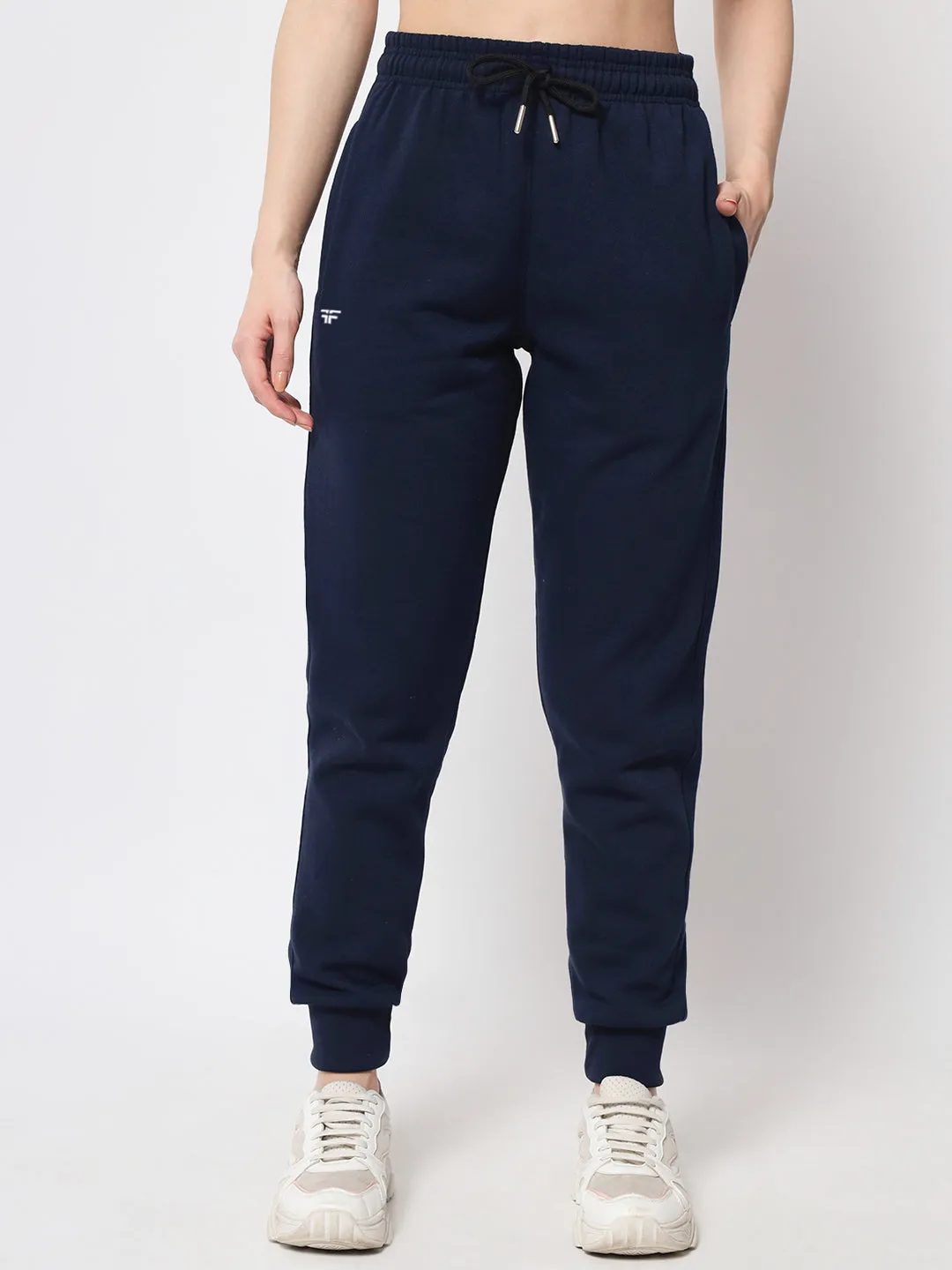 Navy Blue Thermal Co-ord Set (Hoodie and Jogger Combo)