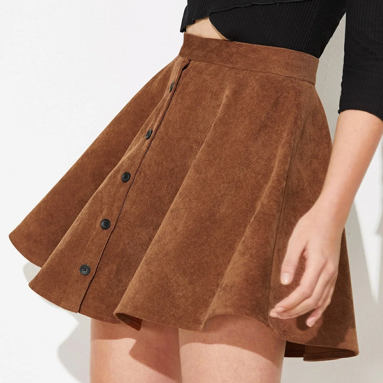 OAKWOOD CORDUROY SKIRT