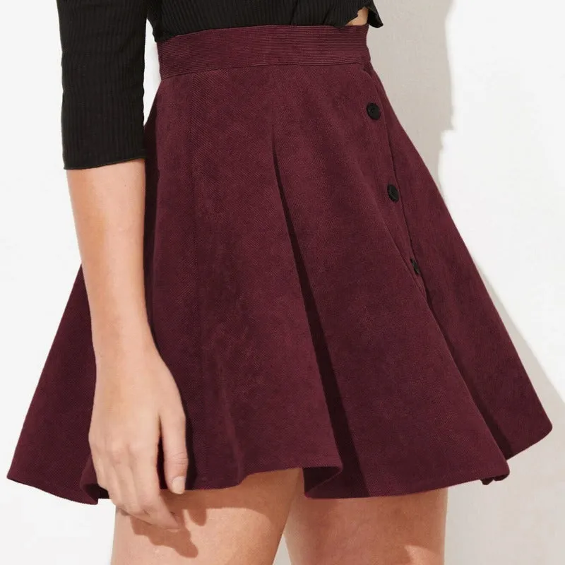 OAKWOOD CORDUROY SKIRT