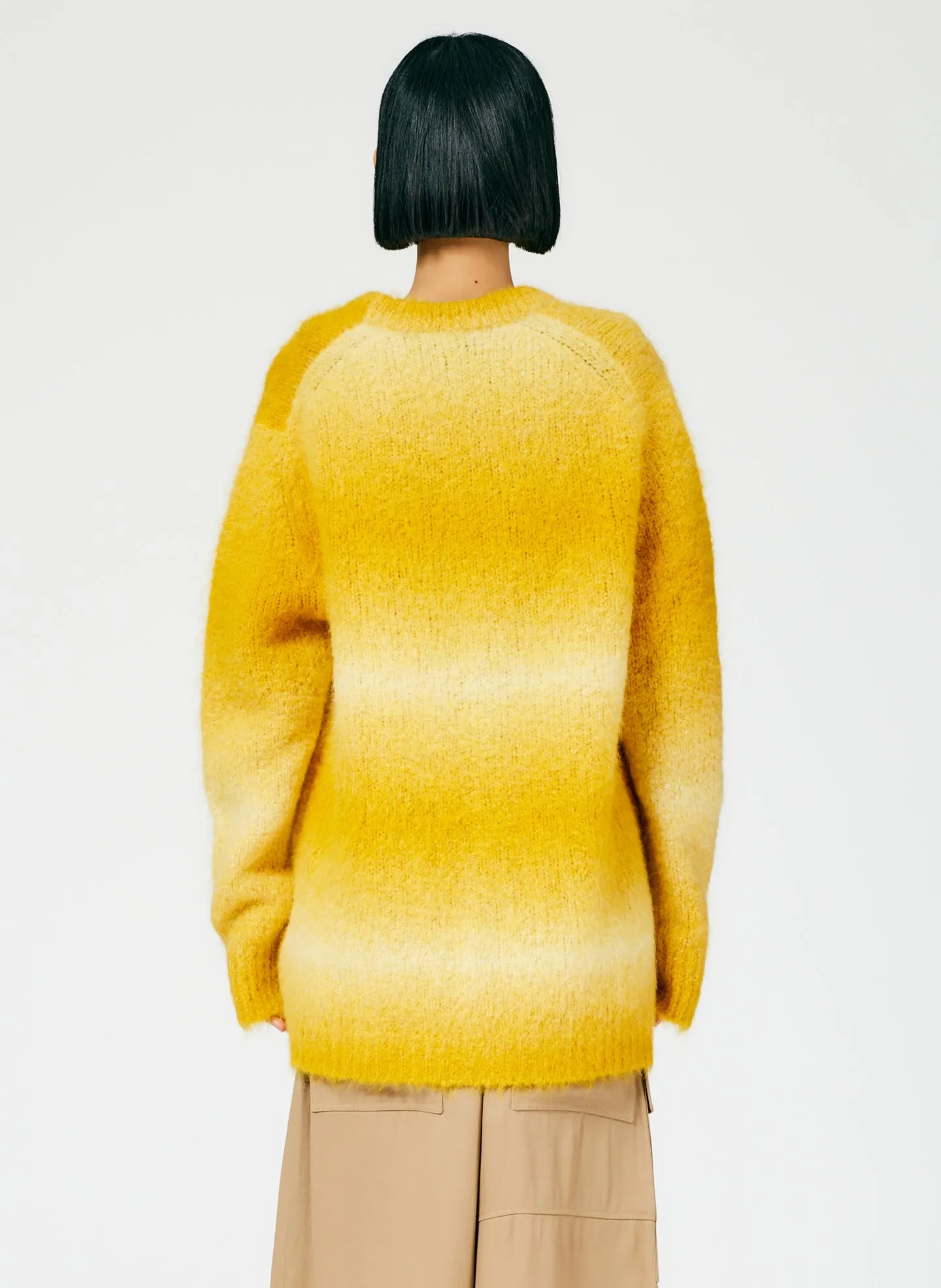 Ombre Superfine Alpaca Grandpa Cardigan