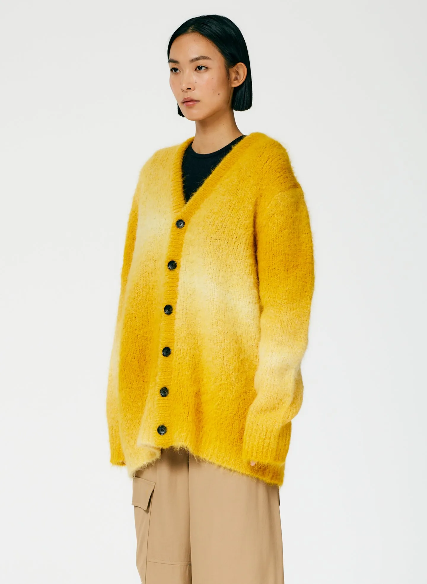 Ombre Superfine Alpaca Grandpa Cardigan
