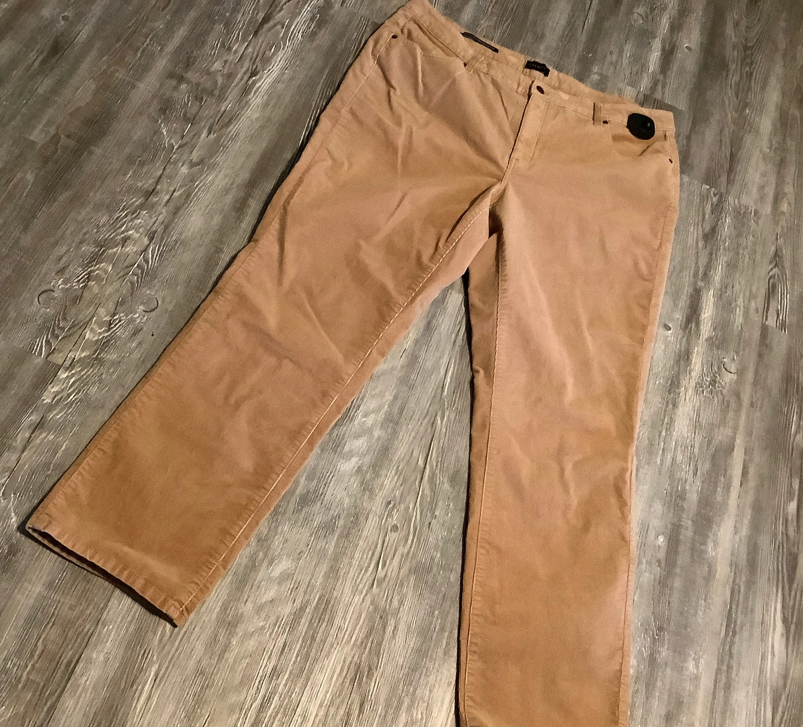 Pants Corduroy By Talbots In Tan, Size: 16