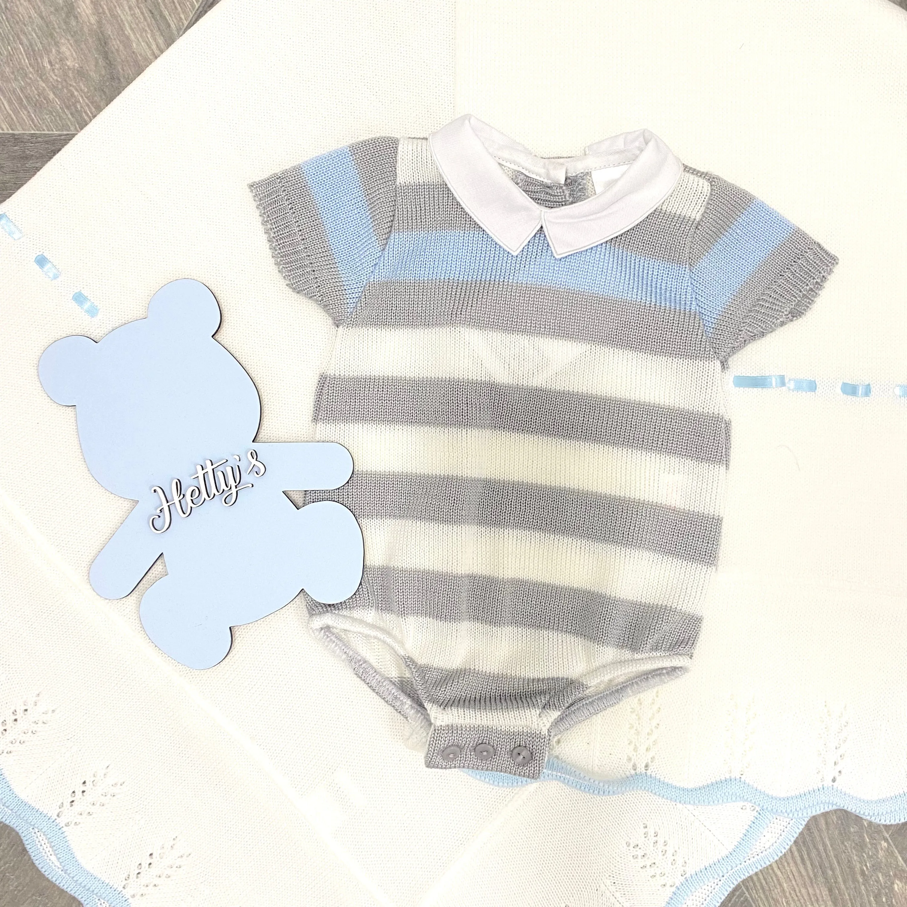 "CAMDEN" Striped Romper
