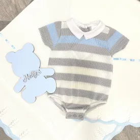 "CAMDEN" Striped Romper
