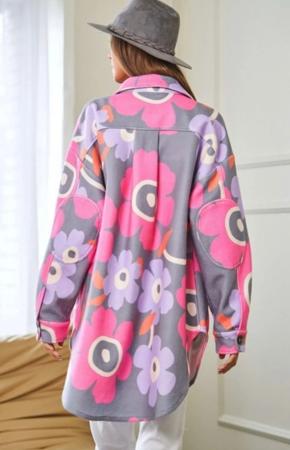 Risa Retro Floral Jacket