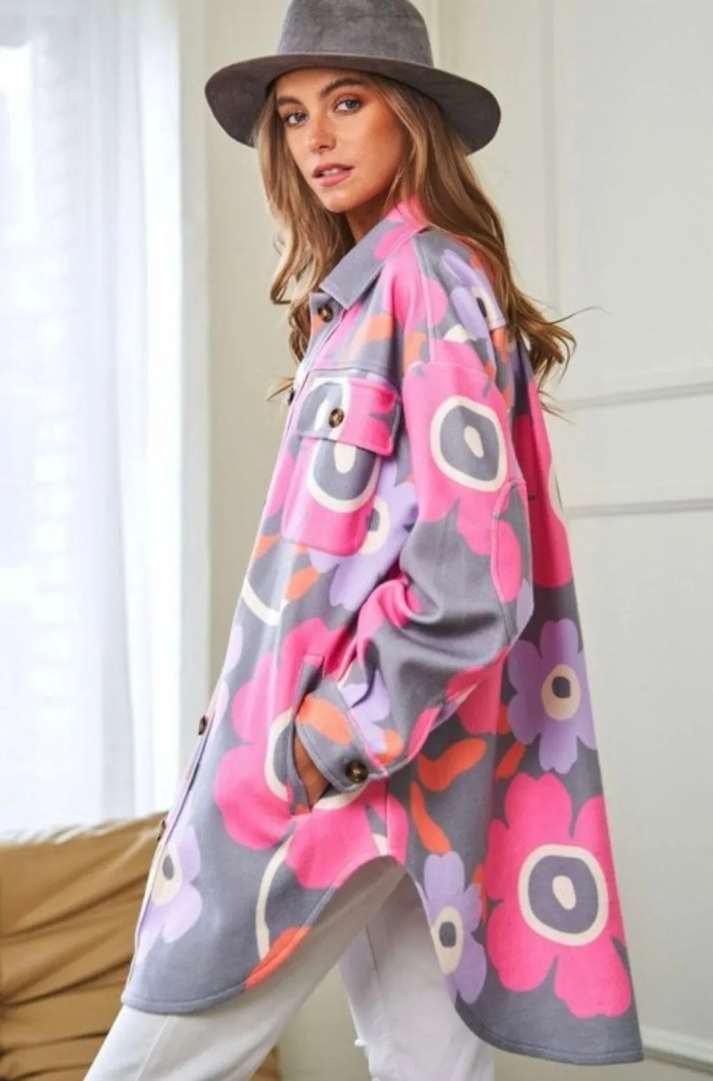 Risa Retro Floral Jacket