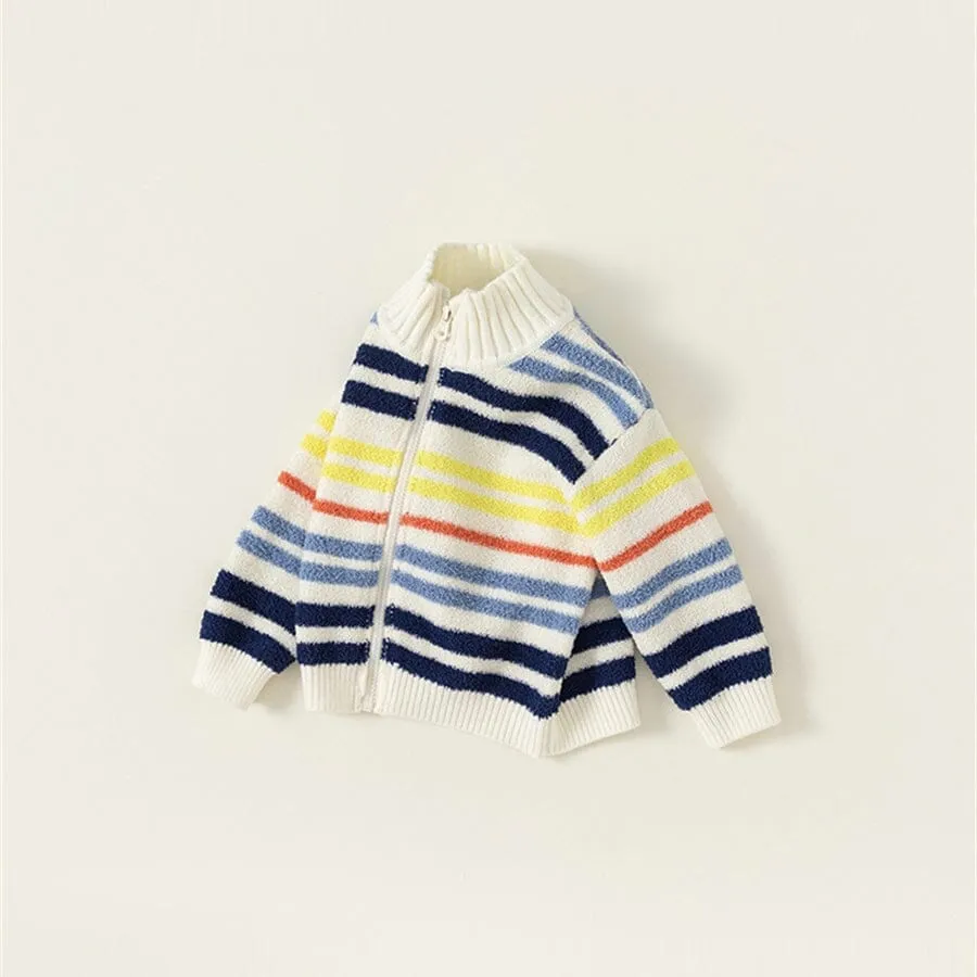 Rylee Color Striped Knit Jacket