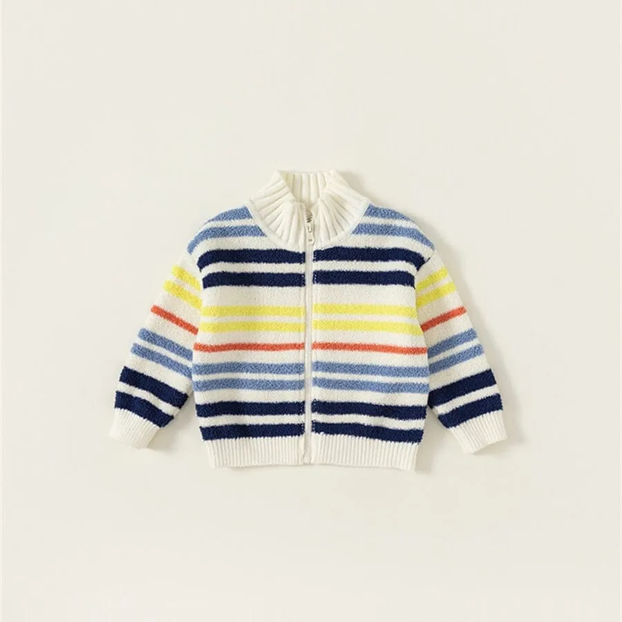 Rylee Color Striped Knit Jacket