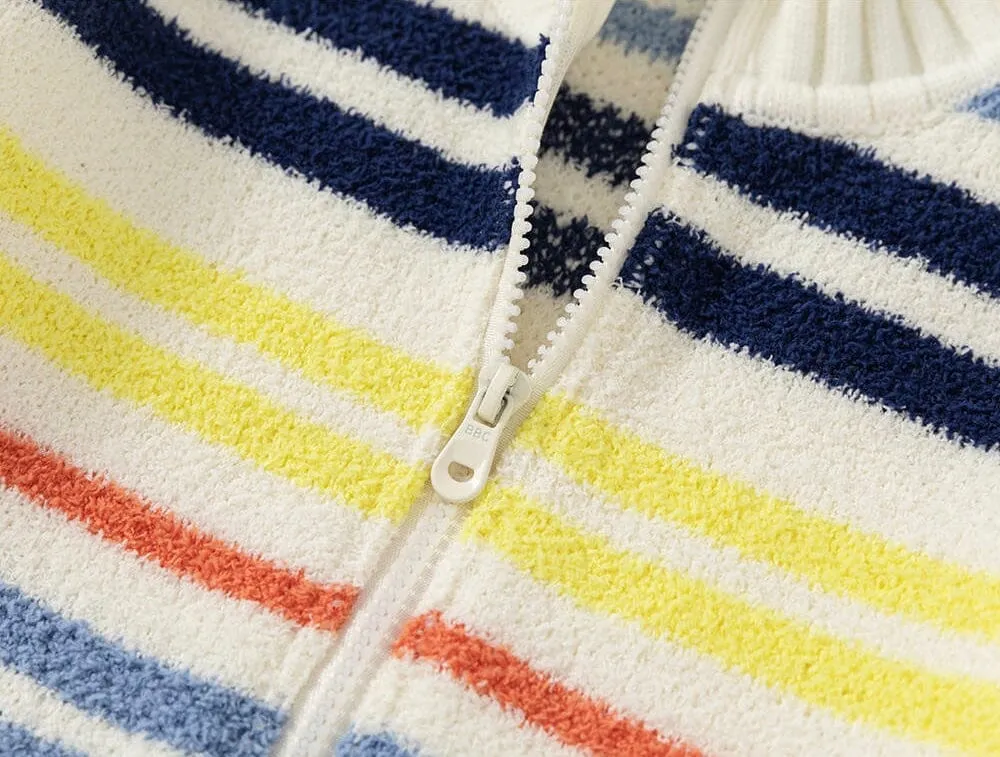 Rylee Color Striped Knit Jacket