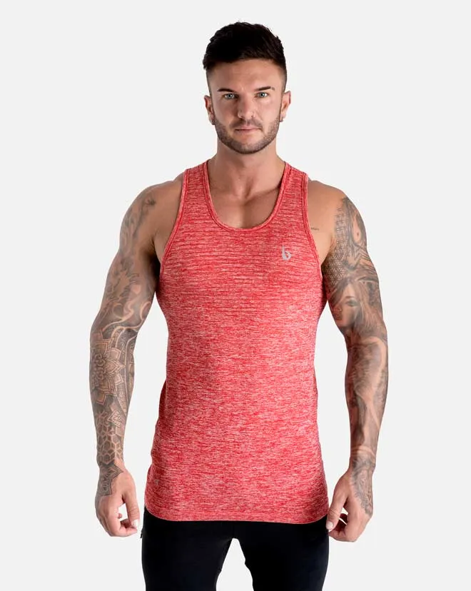 Seamless Knit Tank - Crimson Marl