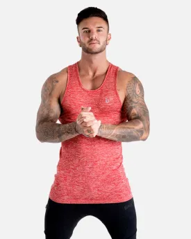 Seamless Knit Tank - Crimson Marl