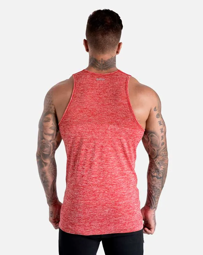 Seamless Knit Tank - Crimson Marl
