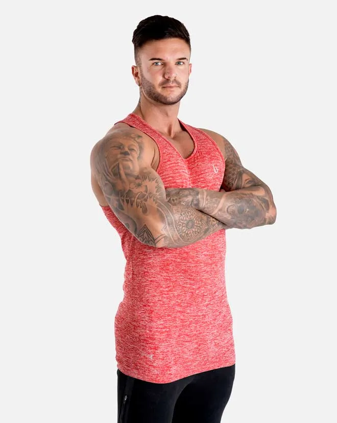 Seamless Knit Tank - Crimson Marl