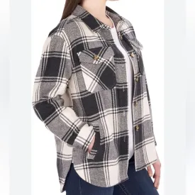 Shacket Plaid Coat