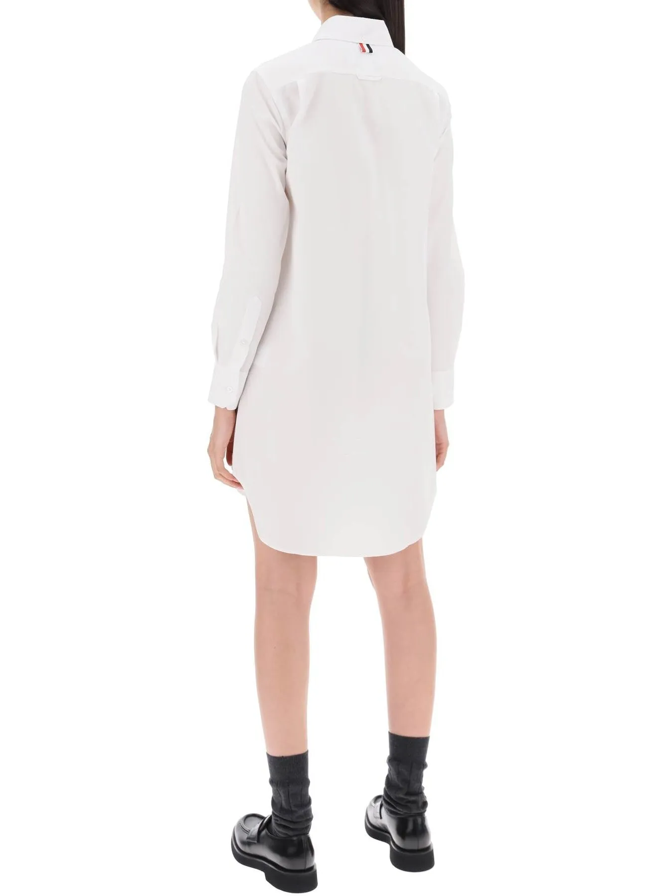 Shirt Dress in Cotton Poplin