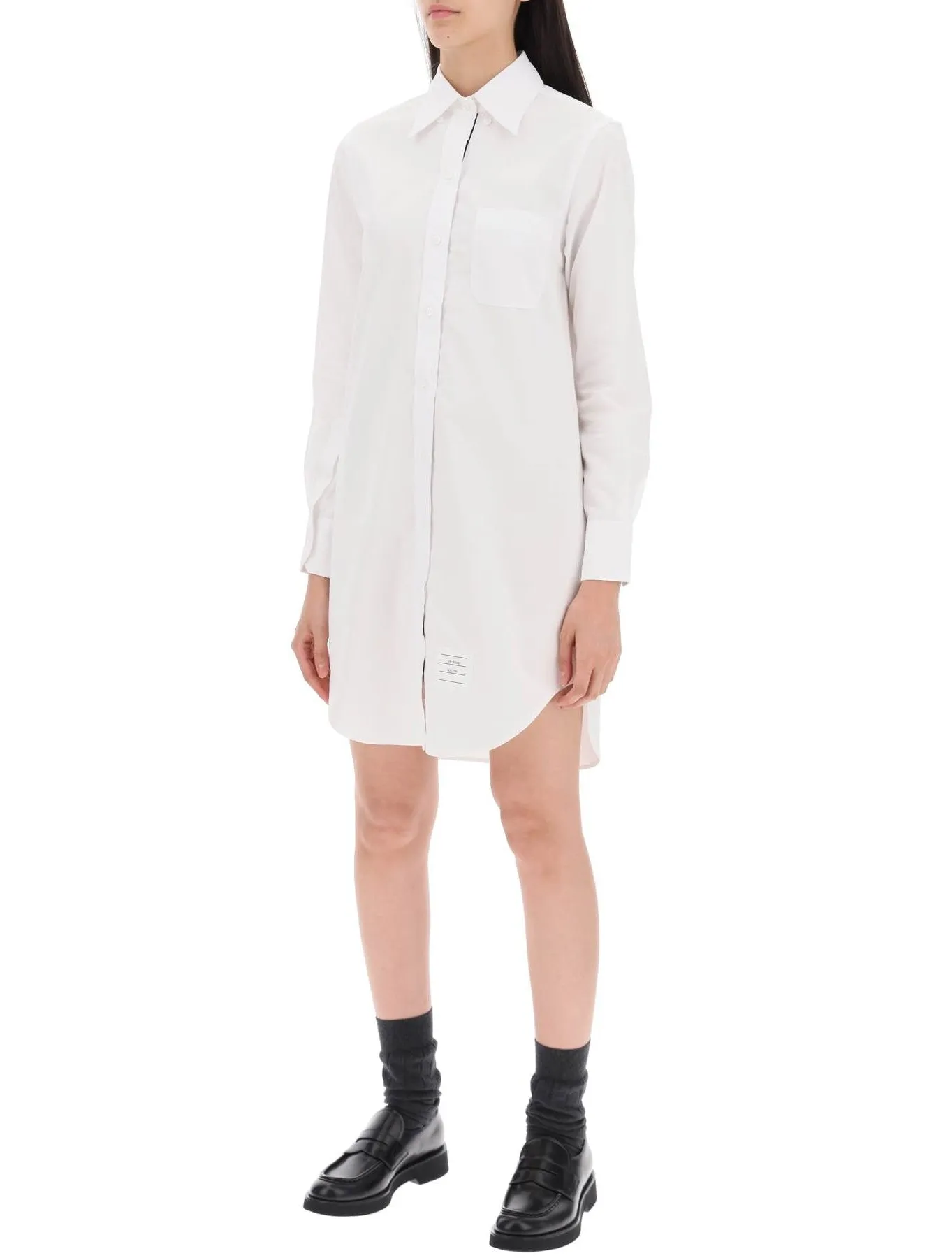Shirt Dress in Cotton Poplin