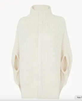 Sleeveless Zipped Cashmere Jacket