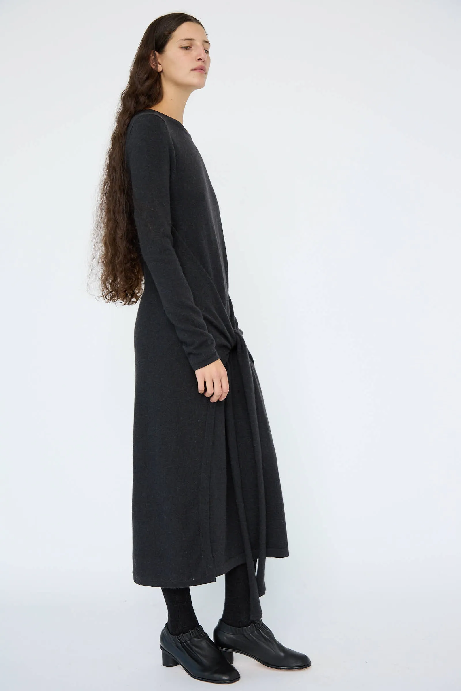 Sleeves Dress in Ink