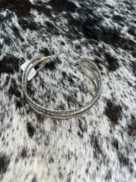 Sterling silver cuff